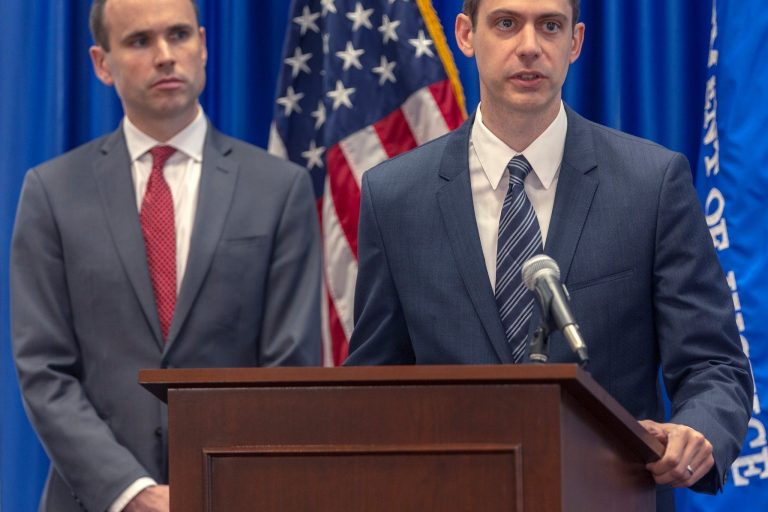 United States Attorney John F. Bash addresses the media.